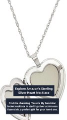 Amazon Essentials Sterling Silver Heart