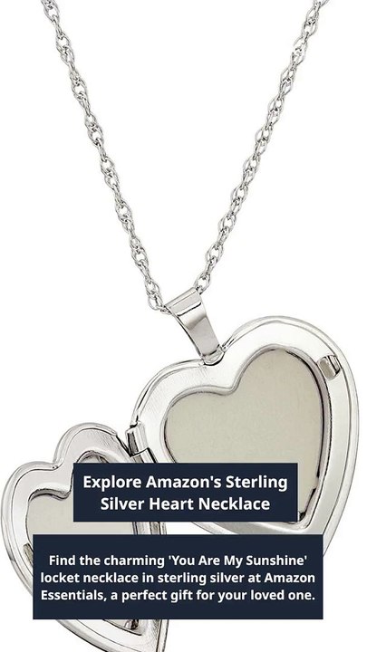 Amazon Essentials Sterling Silver Heart