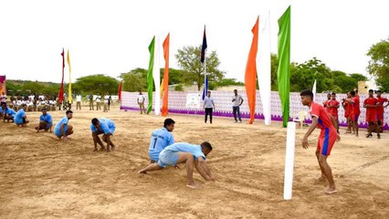 Watch Video: खो-खो प्रतियोगिता आयोजन, सुरक्षा प्रहरियों ने की भागीदारी