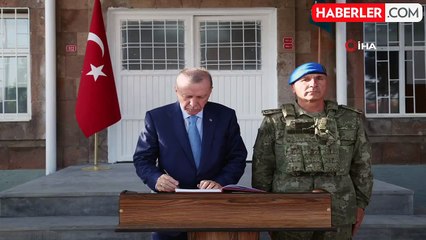 Cumhurbaşkanı Erdoğan, MHP Lideri Bahçeli, Komando Tabur Komutanlığı'nı ziyaret etti