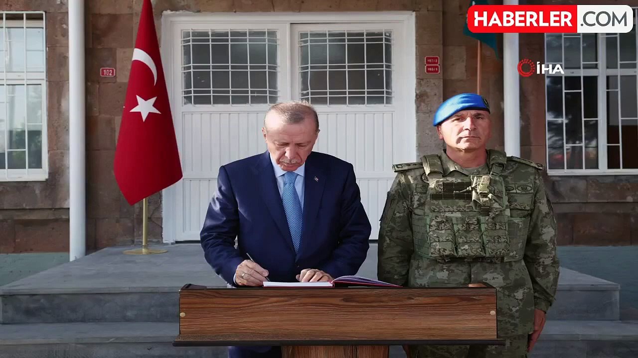 Cumhurbaşkanı Erdoğan, MHP Lideri Bahçeli, Komando Tabur Komutanlığı'nı ziyaret etti