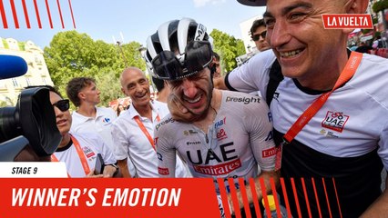 Relive the Excitement: Winner's Emotions on Stage 9 of La Vuelta 2024 🚴‍♂️