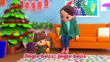 Jingle Bells - Fun in the Snow! | Baby Cartoons - Kids Sing Alongs | Moonbug