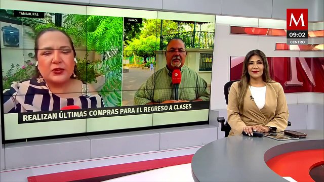En Tamaulipas, padres de familia realizan últimas compras para el regreso a clases