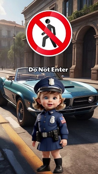Traffic Sings English for kids