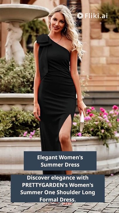 Womens Summer One Shoulder Long Formal Dresses #reels #amazon #travel #trending #shorts #shortvideo