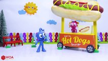 CLAY MIXER PUPPY DOG EAT MUSHROOM  Animation Cartoons Play Doh