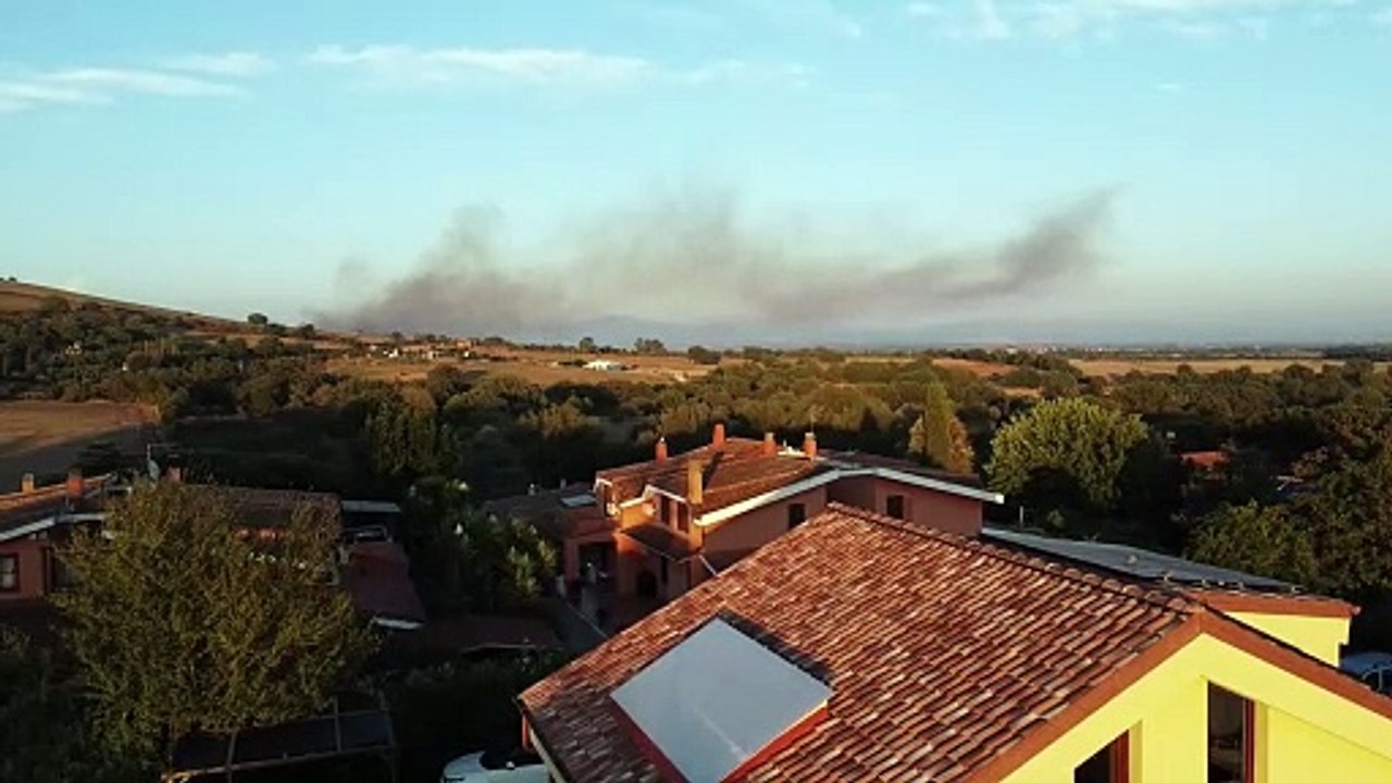 INCENDIO FORMELLO - MONTE AGUZZO - 25 AGOSTO
