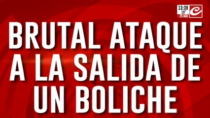 Brutal ataque a la salida de un boliche: la víctima está en terapia intensiva