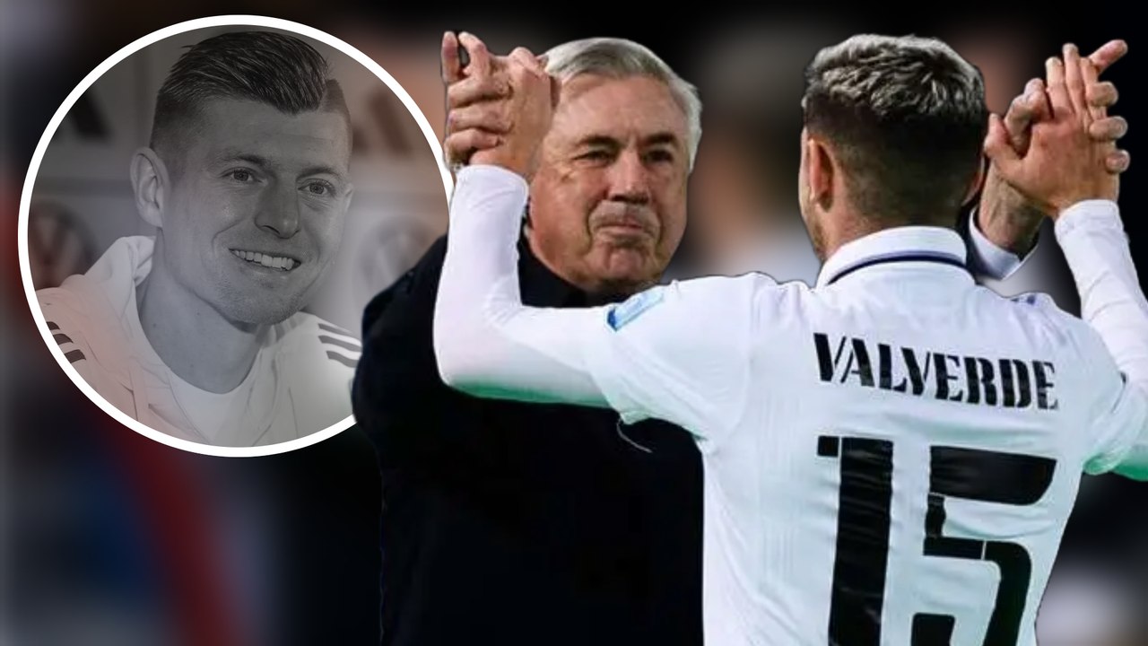 Carlo Ancelotti aplaude el papel de Fede Valverde en el campo de juego: "Kroos ha elegido al jugador perfecto para reemplazarlo"