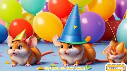 Mouse Party Fun!  Dance, Games & Cheese Galore! _HD
