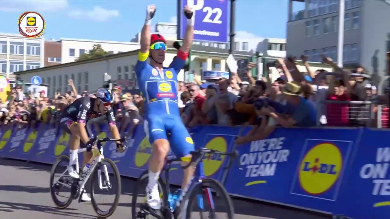 Cycling - Lidl Deutschland Tour 2024 - Stage 4 highlights and final podium... 5/5 for Lidl-Trek !