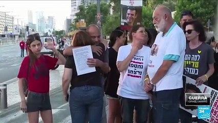 Protestas en Israel piden a Biden que presione a Netanyahu para firmar un cese el fuego con Hamás