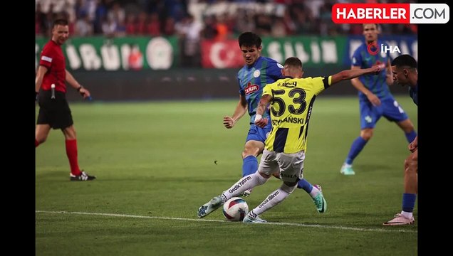 Fenerbahçe, Çaykur Rizespor'u 5-0 mağlup etti