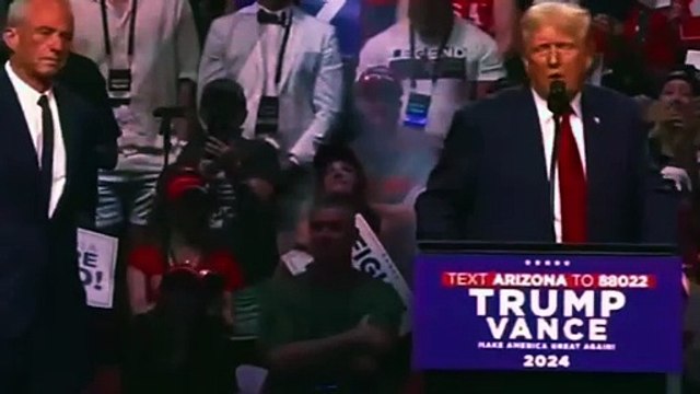 RFK Jr. makes his Trump rally debut hours after endorsing GOP nominee_ 'I'm proud of Bobby'