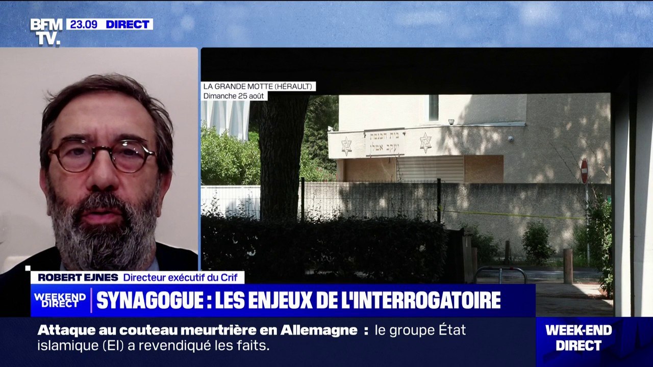 Antisémitisme: "Les Juifs se sentent condamnés aujourd'hui par une certaine partie de la société", affirme Robert Ejnes (Crif)