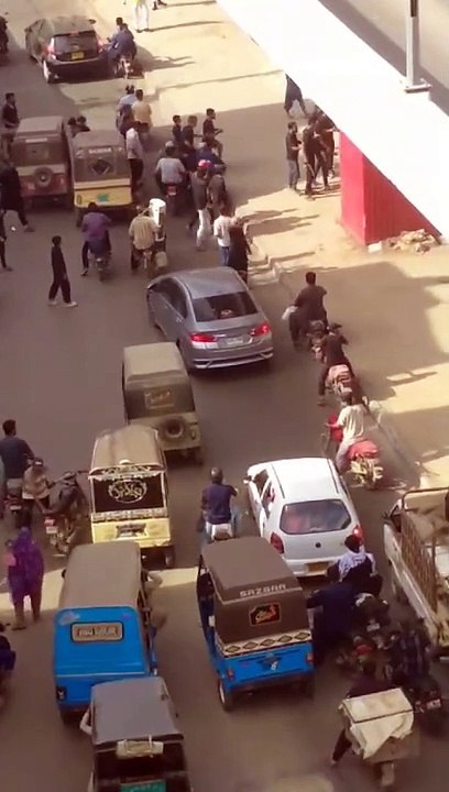 Black dogs attacking on Muslims in Karachi Pakistan