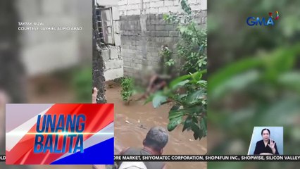 7 batang na-trap sa gilid ng sapa, nasagip | Unang Balita