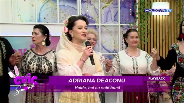 Adriana Deaconu - Haida, hai cu voie buna (Chic cu Simonik - Moldova TV - 06.05.2024)