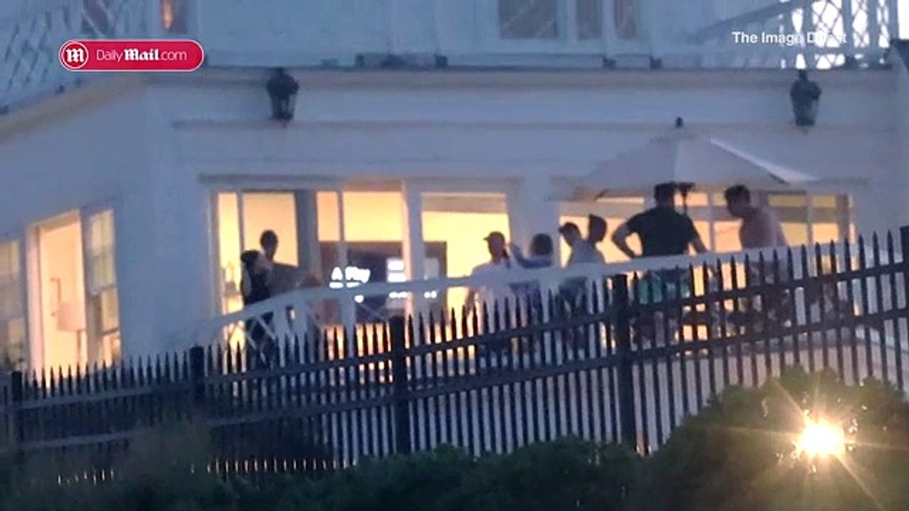 Guests attend Taylor Swift's mansion party in Rhode Island video