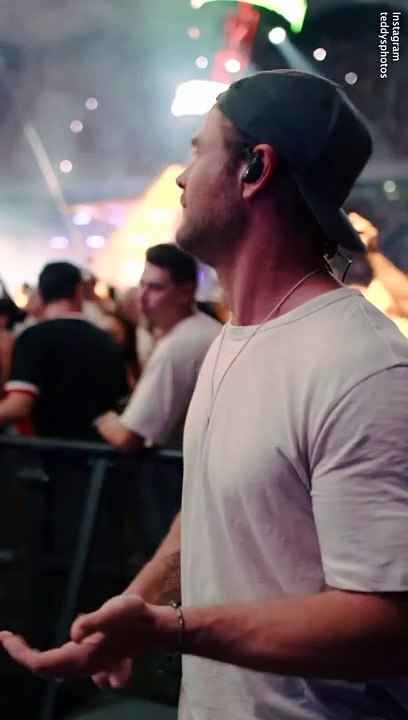 Chris hemsworth surprises Ed Sheeran fan as he plays the drums