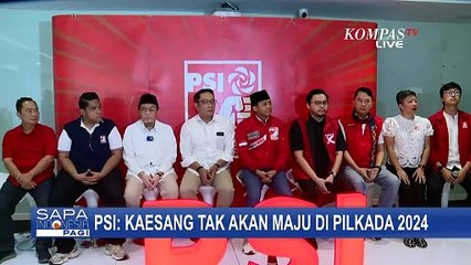 PSI Tegaskan Kaesang Tak Akan Maju di Pilkada 2024