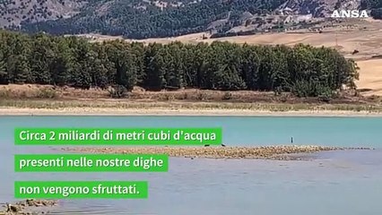 Siccita', non usati 2 miliardi di metri cubi d'acqua