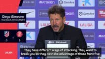 Simeone thrilled with win over 'tough' Girona