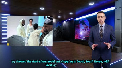 Bianca Censori Sports Drastic Style Change While Shopping With Kanye and North West