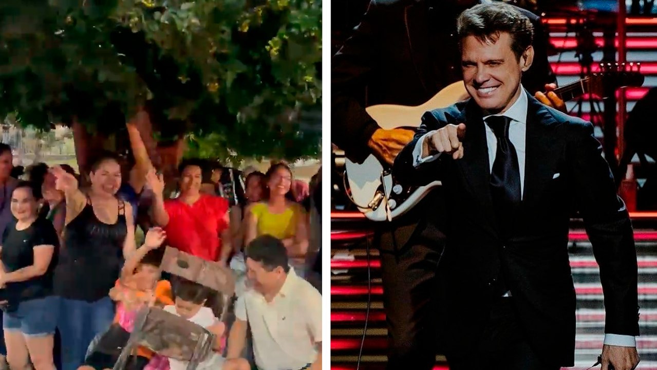 Luis Miguel se presenta en Monterrey y algunos fans sin entrada escuchan todo afuera del estadio de Borregos y en plena lluvia