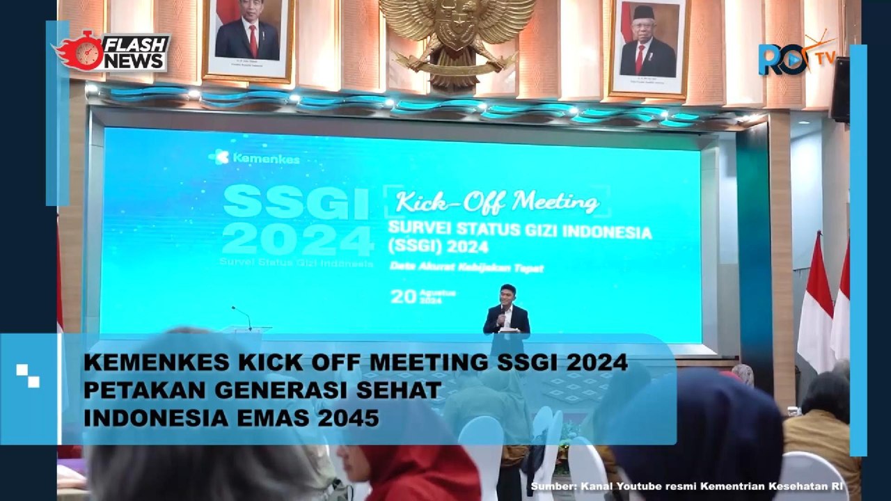 Kemenkes KIck Off Meeting SSGI 2024 Petakan Generasi Sehat Indonesia Emas 2045