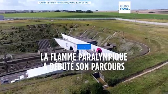 La flamme paralympique a débuté son parcours à Calais