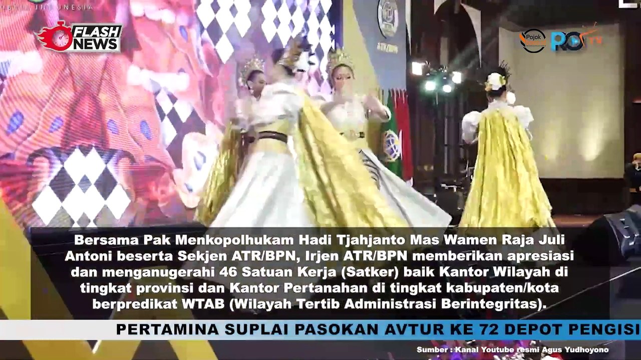 Menteri AHY Berikan Penghargaan ke 46 Satuan Kerja Berpredikat Wilayah Tertib Administrasi Berintegritas