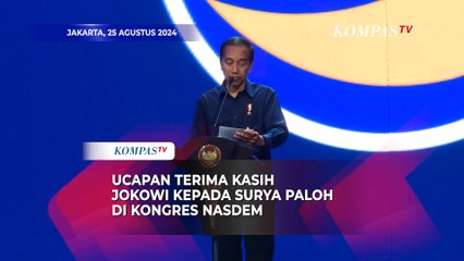 Momen Presiden Jokowi Mengucapkan Terima Kasih Kepada Surya Paloh Soal Karena Ini
