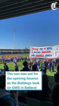 Western Bulldogs v Greater Western Sydney at Mars Stadium in round 24 of the 2024 AFL series.