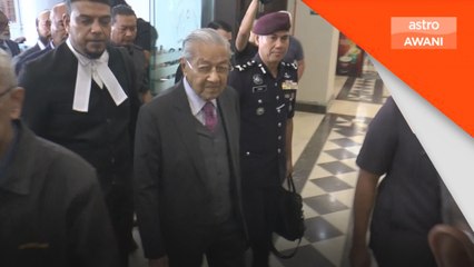 Tun M hadir ke mahkamah kes saman Zahid isu kutty