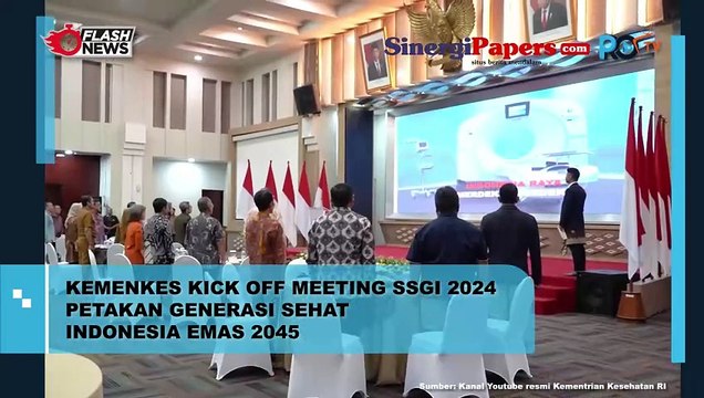 Kemenkes Kick Off Meeting SSGI 2024 Petakan Generasi Sehat Indonesia Emas 2045