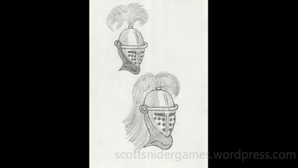 Knights Portrait Pencil Sketches Video #1 (08-26-2024)