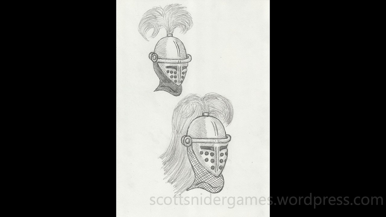 Knights Portrait Pencil Sketches Video #1 (08-26-2024)