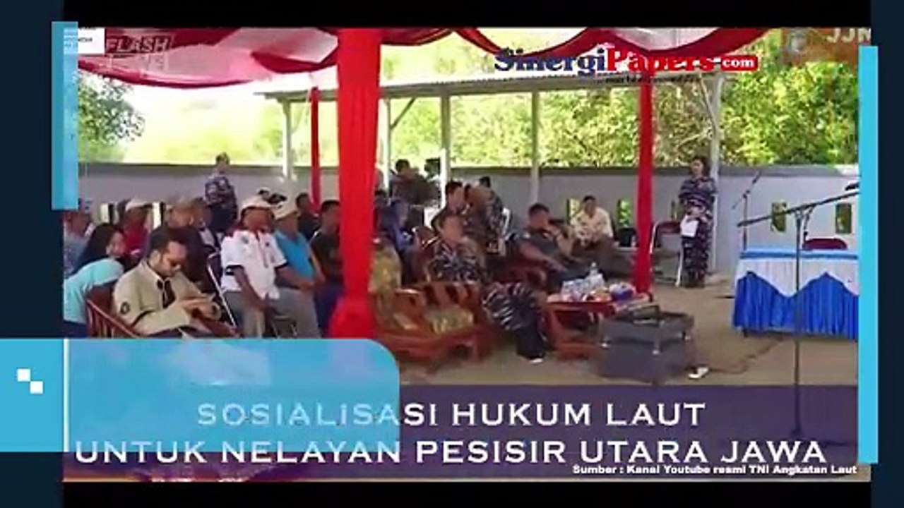 Bekerjasama Dengan PERTAMINA EP Jatibarang Field Lanal Cirebon Gelar Sosialisasi Hukum dan Keamanan Laut