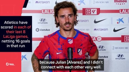 Griezmann looking to 'improve' connection with Alvarez