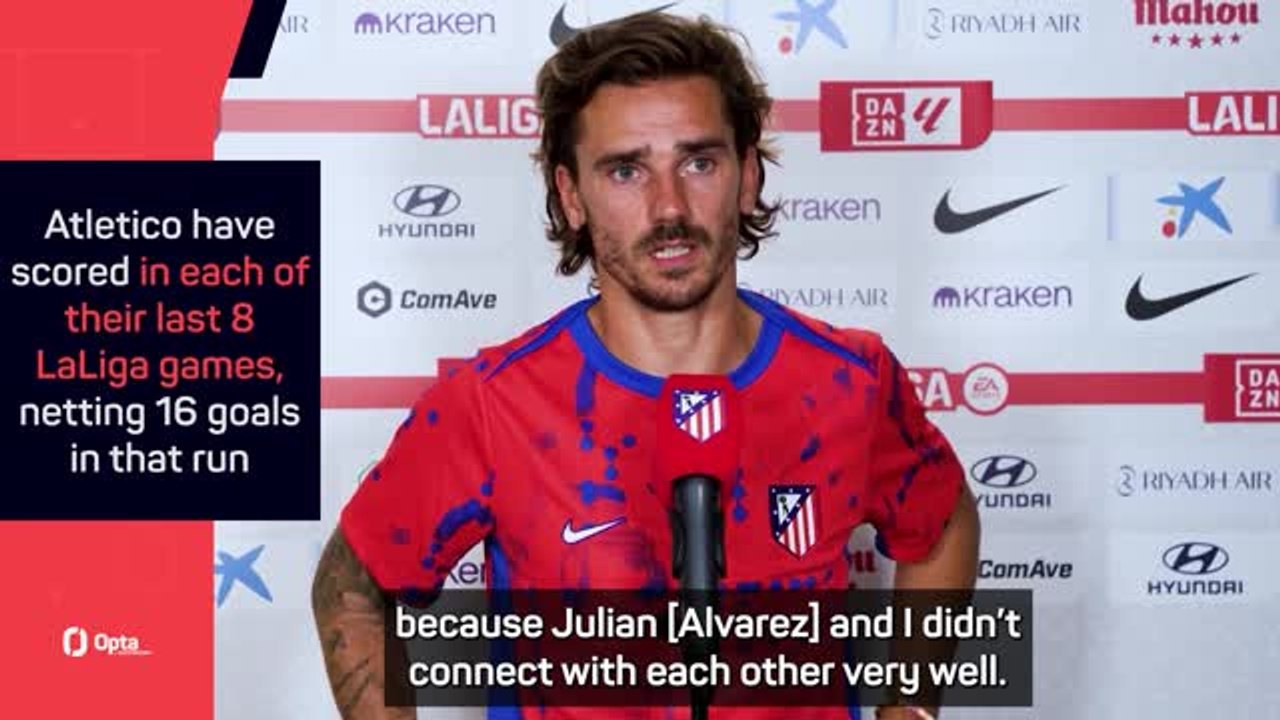 Griezmann looking to 'improve' connection with Alvarez