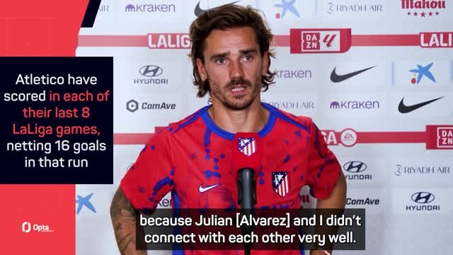 Griezmann looking to 'improve' connection with Alvarez