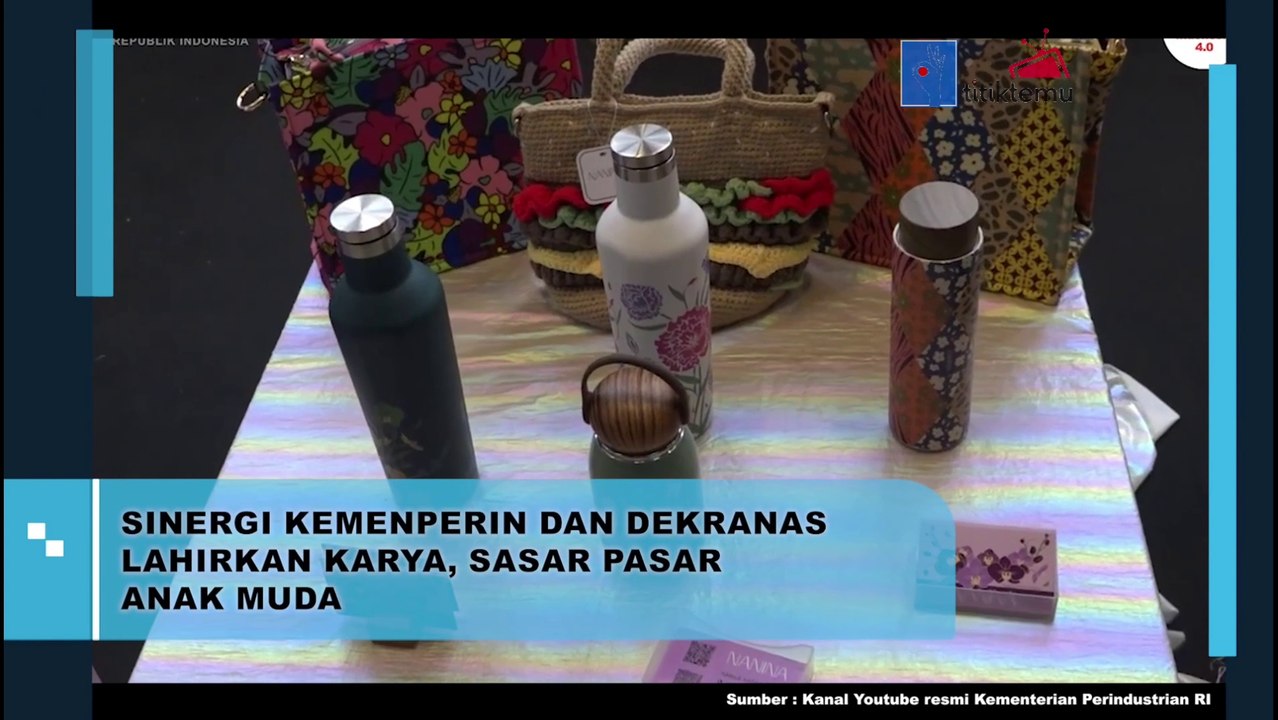 Sinergi Kemenperin dan Dekranas Lahirkan Karya, Sasar Pasar Anak Muda