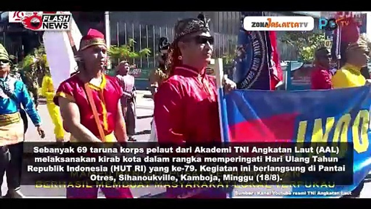 TARUNA AAL SATGAS KJK 2024 LAKSANAKAN KIRAB KOTA DI KAMBOJA