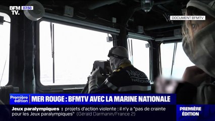 Mer Rouge: BFMTV avec la Marine nationale au large du Yémen