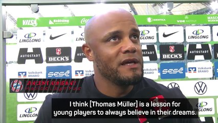 Kompany hails inspirational record-breaker Muller