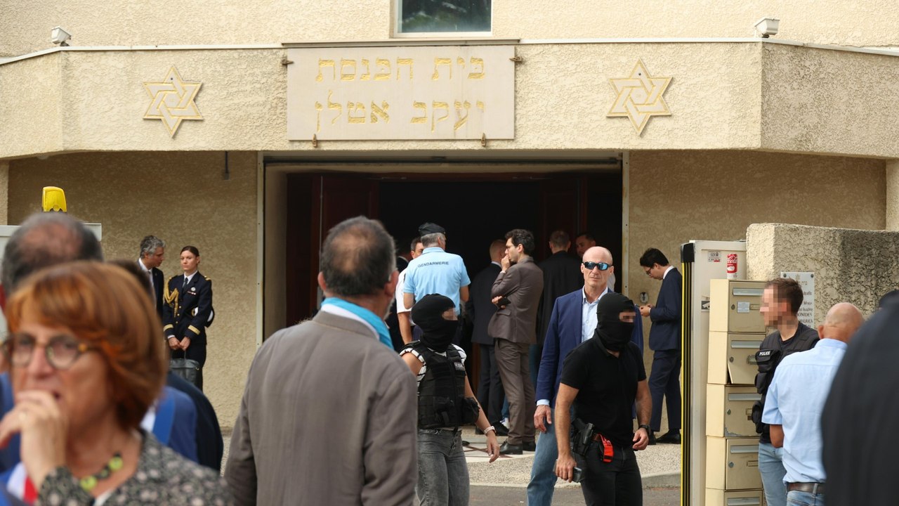 Mutmaßlicher Terrorangriff auf Synagoge in Frankreich - Vier Festnahmen