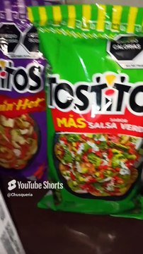 Comiendo botanas frituras tostitos con salsa picante y cervezas ultra bien frias #mukbang #shorts
