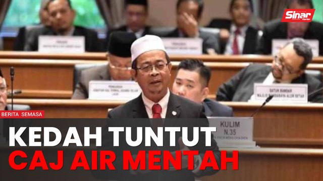 Kedah tuntut lagi Pulau Pinang bayar caj air mentah